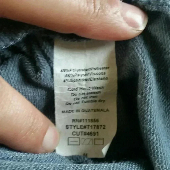 Comfy soft short sleeve tunic style hoodie - Picture 5 of 5